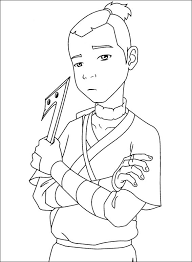Our avatar coloring pages in this category are 100% free to print, and we'll never charge you for using, downloading, sending, or sharing them. Sokka In Avatar Coloring Page Free Printable Coloring Pages For Kids