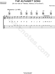 A useful resource for all songwriters. Traditional The Alphabet Song Sheet Music Leadsheet In G Major Download Print Sku Mn0158480