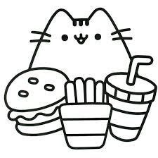 The most beautiful online and free printable coloring pages and food drawings for toddlers and kids of all ages. Brilliant Photo Of Nyan Cat Coloring Pages Entitlementtrap Com Food Coloring Pages Kids Printable Coloring Pages Pusheen Coloring Pages