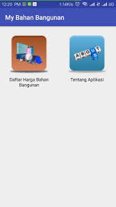 Untuk anda yang ingin merenovasi rumah maupun membangun rumah, download aplikasi informasi daftar harga bahan bangunan. My Daftar Harga Bahan Bangunan For Android Apk Download