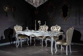 Top sellers most popular price low to high price high to low top rated products. Casa Padrino Luxury Baroque Dining Room Set Gold Antique White 1 Dining Table 6 Dining Chairs Dining Room Furniture In Baroque Style Noble Magnificent