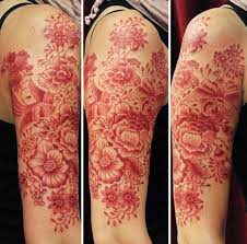 Cool Tattoo Ideas Red Ink Red Ink Tattoos Red Tattoo Red Ink Tattoo