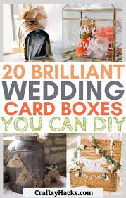 A mailbox can be used for a wedding card holder. 20 Wedding Card Box Ideas You Can Diy Craftsy Hacks
