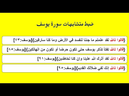 تالله في سورة يوسف Youtube