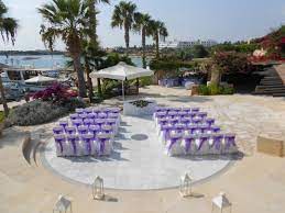 Coral Beach Hotel The Amphitheatre By Www Simplycyprusweddings Com Hotel Wedding Venues Beach Hotel Resort Flower Bouquet Wedding