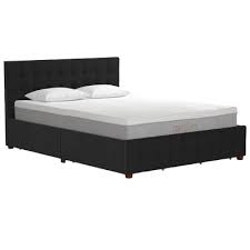 Welcome luxury with upholstered beds. Elizabeth Velvet Upholstered Bed With Storage Cosmoliving By Cosmopolitan Target