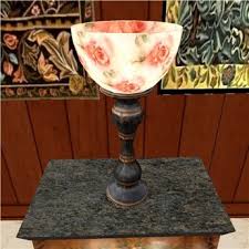 Need to examine a rare coin up close? Second Life Marketplace Victorian Rose Table Lamp 2 Prims Tagelderglen