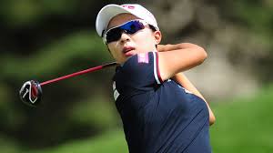 Hyo joo kim, of south korea, watches her shot from the second tee during the final round of the lotte championship golf tournament saturday, april 17, 2021, in kapolei, hawaii. Hyo Joo Kim Leads Ko And Kerr By One At Women S British Open