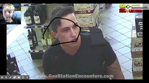 Gas station surveillance cameras have existed for at least the past decade or two. Gas Station Encounters Funny Akron City Guide