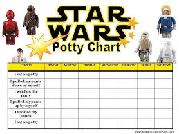 Star Wars Potty Training Chart