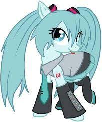 My Little Pony Miku Miku Hatsune Hatsune Miku