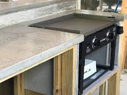 Consider also grabbing the blackstone griddle cover! Outdoor Kitchen With Built In Griddle Diy Outdoor Kitchen Outdoor Kitchen Appliances Outdoor Kitchen Design