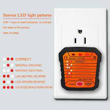 จำหน ายอ ปกรณ ตรวจเช คสายด น เคร องตรวจสอบปล กไฟ เต าร บ ชน ดม สายด น electric socket safety tester ทดสอบง ายๆด วยตนเอง