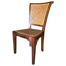 Not intended for outdoor use. High Style Midcentury Mahogany Dining Chair With Woven Wicker Seat For Sale At 1stdibs