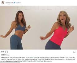 My favorite prenatal workout is the more recently released leisa hart's fit. Denise Austin Shares Workout Video With Mini Me Daughter Katie Daily Mail Online