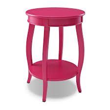Sydney Accent Table Pink Gold Round Table End Tables Furniture