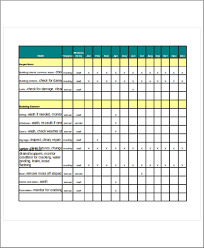 This form is designed for the building owner to keep a log of all the maintenance that was required to do at different times. Free 25 Maintenance Checklist Samples Templates In Ms Word Pdf Google Docs Pages Excel Numbers