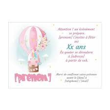 Les petites filles adorent les anniversaires à thème : Invitation D Anniversaire Licorne En Montgolfiere Gratuit A Imprimer Carte Invitation Carte Invitation Anniversaire Invitation Anniversaire