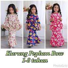 Baju peplum kain duyung (kanak kanak). Baju Raya Baju Baju Kurung Dan Baju Melayu Kanak Kanak Facebook