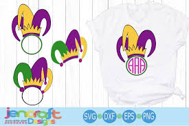 Freesvg.org offers free vector images in svg format with creative commons 0 license (public domain). Mardi Gras Jester Hat Monogram Frame Svg Bundle 141218 Svgs Design Bundles