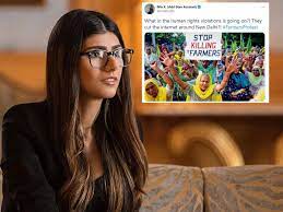 What in the human rights violations is going on?! Mia Khalifa After Rihanna And Greta Thunberg Mia Khalifa Tweets In Support Of Farmers Protest Trending Viral News
