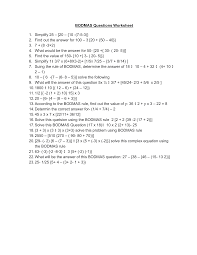 how to solve bodmas questions rules worksheets leverage edu