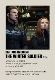 Captain America The Winter Soldier By Millie Film Posters Minimalist Movie Posters Minimalist Avengers Movie Posters