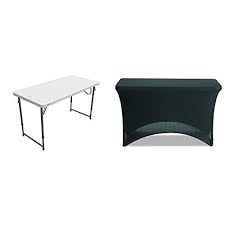 Ratings, based on 7 reviews. Get The Lifetime Height Adjustable Craft Camping And Utility Folding Table 4 Ft 4 48 X 24 White Granite Iceberg 16511 Table Cover Rectangle 48inlx24inw Black From Amazon Now Accuweather Shop