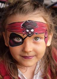 pirate makeup with a painted headband