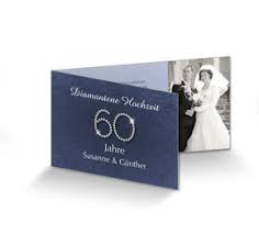 Halte deine schönsten erinnerungen fest! Einladungskarte Diamantene Hochzeit Und Eiserne Hochzeit