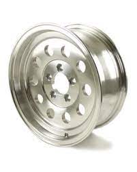 15x6 5 Lug On 4 5 Aluminum Series 03 Trailer Wheel 356545 Fifth Wheel Trailers Car Hauler Trailer Fuel Efficient
