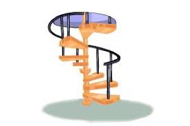 Simple spiral stairs to roof. How To Draw A Spiral Staircase Drawingnow