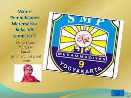 Kemudian pada tahun 1996/1997 beliau digantikan oleh bapaj m dahlan adi susilo ba (almarhum). Di Smp Muhammadiyah 9 Yogyakarta Ppt Download