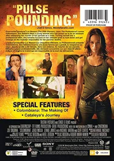 Colombiana (Unrated) Bilingual: 0043396392632: Amazon.com: Books