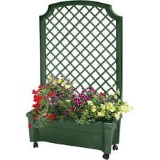Khw 37303 Pflanzkasten Auf Rollen Mit Bewasserungssystem Und Spalier Grun Pflanzkubel Selber Machen Pflanzkubel Pflanzkasten Pflanzen Blumenkasten Bepflanzen