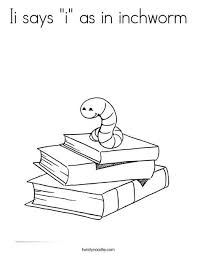 Make sure that these farm coloring pages have some animals as well to make it more interesting for. Ii Says I As In Inchworm Coloring Page Skola Forskola Bocker