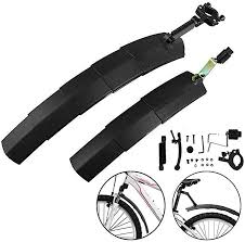 qsnn mtb schutzblech mudguard set einziehbares mountainbike vorne hinten kotflugel fahrrad zubeh schutzblech fahrrad mountainbike
