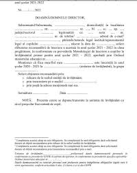 Admiterea la liceu ar putea fi introdusă din 2022. Clasa PregÄƒtitoare 2021 2022 Care Sunt Criteriile Pentru Inscriere DescarcÄƒ FiÈ™a De Inscriere Stiriedu