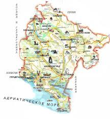 Подробная туристическая карта черногории с основными городами, достопримечательностями и экскурсиями. Chernogoriya Dostoprimechatelnosti Otdyh Ceny Montenegro4all