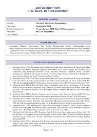 Memproses pengadaan, pengangkatan, kenaikan pangkat, mutasi. Contoh Job Description Manager Operasional Obtenez Livre