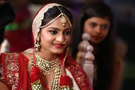 Bride Makeup By Bharat And Doris Indian Bride And Groom Attire By Vikram Phadnis Store Krasaa Located Bridal Hair Jewelry Indian Bridal Wear Bridal Outfits Vikram phadnis and malini agarwalla.
