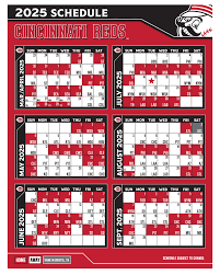 Reds Schedule Printable