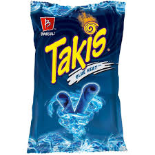 Takis Blue Heat 9 9oz In 2021 Weird Food Chips Tortilla Chips