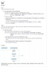 Is The English Word Lie Derived From Tamil Word Poi Quora