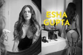 Esha Gupta Goes Semi-Nude in Lingerie Photoshoot, Flaunts Her Curves in Hot  Video - Watch