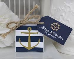 Personalized Nautical Anchor Favor Box Nautical Wedding Favors Wedding Favors Nautical Wedding