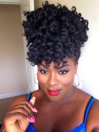 Mohawk With Crochet Braids Shared By Tracey Natural Hair Styles Curly Hair Styles Hair Styles