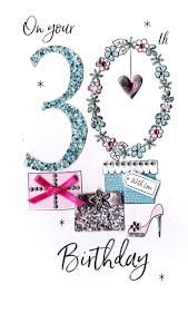 #1 my wish for you is that on this special day you are reminded of how much love surrounds you. Female On Your 30th Birthday Greeting Card Hand Finished Champagne Range Cards 5034527291707 Ebay