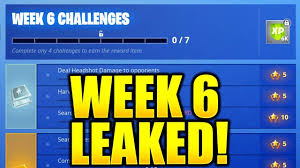 The first came in the form of the deep dab emote, which allowed players this challenge seems relatively easy at first, but it will force you to stand out in the open, shooting or. Fortnite Season 6 Week 6 Challenges Leaked Week 6 All Challenges Easy Guide Week 6 Challenges Youtube