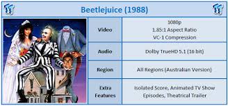 Disc 2 is a soundtrack cd sampler. Beetlejuice 1988 Blu Ray Movie Review Tweaktown